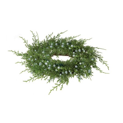 Sullivans Artificial Juniper Pine Wreath 11"H Green