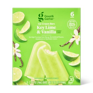 Key Lime Vanilla Ice Cream - 16.5 fl oz/6ct - Good & Gather™ - 1 of 2