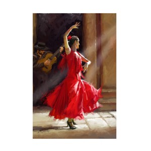 Trademark Fine Art -The Macneil Studio 'Flamenco' Canvas Art - 1 of 4