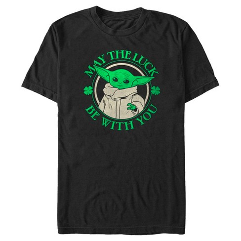 Men's Star Wars The Mandalorian Grogu St. Patrick's Day May The Luck Be ...