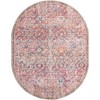 Unique Loom Nostalgia Gossamer Floral and Botanical Washable Indoor Flatweave Woven Area Rug - 2 of 4