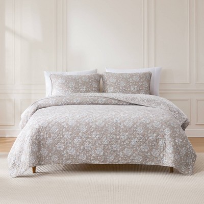 Lush Décor King/California King Zara Floral Block Reversible Cotton Quilts
