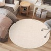 Machine Washable Area Rug With Non-Slip Backing Stain Resistant Easy Cleaning Indoor Carpet For Living Room Bed Dining Room Playroom Office - 4 of 4