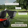 Field Tuff 12V Lawn Tractor 80 Pound Capacity Grass, Seed, Fertilizer Spreader - 2 of 4