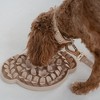Dexypaws: Enrichment Snuffle Mat: Beige Dog Head, Textured Dog Feeding Pad - 4 of 4