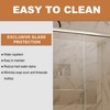 Traditional Sliding Shower Door in Matte black with Clear Glass - 2 of 4