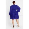 Women's Plus Size Kailey Dress - cobalt | CITY CHIC - 2 of 4