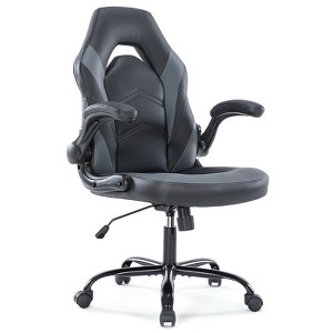 DOMETOUR Gaming Chair for Adults and Teens High Back Computer Desk Chair, Height Adjustable Ergonomic Office Chair with Wheels - 1 of 4