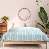 Deny Designs Colorblock Lines Comforter and Pillow Sham Set Blue - 3 of 4