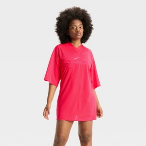 Women's Cap Sleeve Dream Jersey Midi Shirtdress - Wild Fable™ - 1 of 3