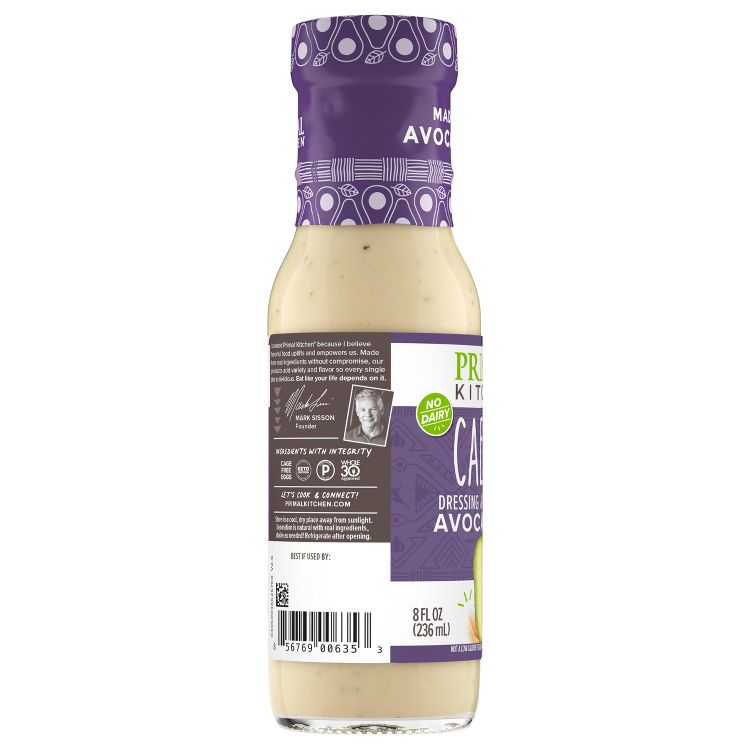 Primal Kitchen Dairy-Free Caesar Dressing with Avocado Oil - 8 fl oz, 4 of 8