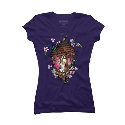 Junior's Design By Humans Beautiful Lantern By Adamzworld T-Shirt