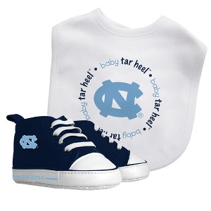 Baby Fanatic 2 Piece Bid and Shoes - NCAA UNC Tar Heels - White Unisex Infant Apparel - 1 of 3