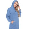 Women's Hoodie Sweatshirt Dress - White Mark - 2 of 3