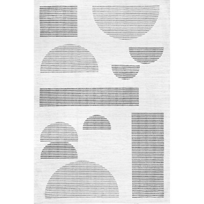 nuLOOM Fae SpinClean Machine Washable Stain-Resistant Area Rug
