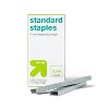 5000 Standard Staples - up&up™: Staple Refills for Stapler, Metallic Silver, 5000 Count - 3 of 3