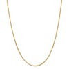 Black Bow Jewelry 1.9mm 14k Yellow Gold Diamond Cut Round Wheat Chain Necklace - 3 of 4