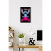 Trends International Disney Lilo and Stitch: Simply Stitch - Pink Shadow Framed Wall Poster Prints - 2 of 4