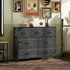 GALAXHERO 7 Drawer Dresser & TV Stand, Entertainment Center with Metal Frame, Media Console for 45" TVs, for Bedroom & Living Room - 2 of 4