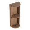 Vynxaria Modern Bathroom Wall-Mounted Storage Rack, Float Mounting Design, White, 12" - Fully Assembled Required - 3 of 4