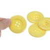 Unique Bargains Resin Round Flat 4-Hole DIY Craft Sewing Buttons 60L 1.5" 10 Pcs - 4 of 4