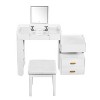 Vynxaria 3-in-1 Makeup Vanity Desk with Flip-Top Mirror - Stylish Multi-Functional Table - 2 of 4