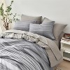 BAGOKIE All Season 5/7 Piece Bed in a Bag Comforter Set, Stripe Pattern - 4 of 4