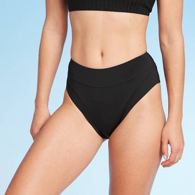 high waisted black bikini bottoms target