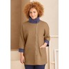 Catherines Women's Plus Size Liz&Me Funnelneck Raincoat - 3 of 4