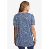 Jessica London Women's Plus Size Stretch Cotton Square Neck Tunic - 3 of 4
