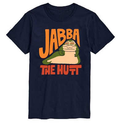 Star Wars Doodle Jabba Hutt Short Sleeve Graphic T-Shirt - Navy - 2X Big and Tall