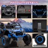 Ride on Car for Kids, 24V 2 Seater Powered Electric Off-Road UTV Toy,4WD Electric Vehicle with Remote Control,LED3 Speeds,Horn, Music - image 4 of 4