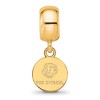 Black Bow Jewelry 14k Yellow Gold Plated Sterling Silver The Citadel Bulldogs NCAA Bead Charm - 3 of 4