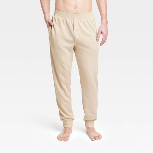 Men's Knit Jogger Pajama Pants - Goodfellow & Co™ Tan Xl : Target