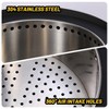 Garvee 26 Inch Outdoor Fire Pit with Removable Ash Pan and Fire Poker, Carbon Steel Firepit for Camping, Picnic, Backyard, Black - 3 of 4