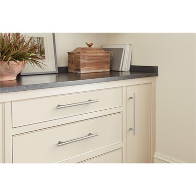 Sterling Nickel 7" Modern Bar Pull with Mounting Hardware