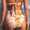 Women's Fresco Dreams Watercolor Bikini Bottoms - Cupshe - 3 of 4