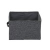 Household Essentials Set of 2 Wide Hanging Shelf Drawers Graphite Linen: Closet Organizer & Universal Storage Solution - 4 of 4