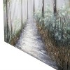 Yosemite Home Decor 'Lighted Path I' - 47"Wx32"H Wall Art on Canvas, Hand Painted with 3D accents - Multi-Color - 4 of 4