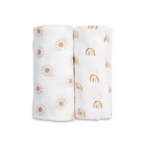 Cotton Swaddle 2 Pack - 1 of 4