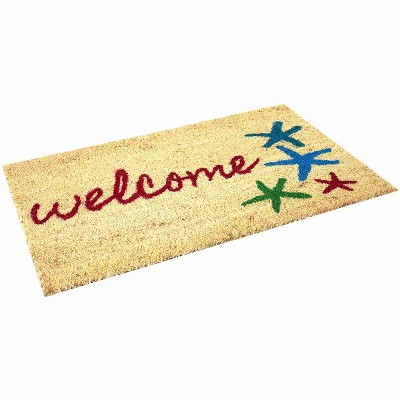 Envelor Coir Door Mat with Non-Slip Rubber Backing