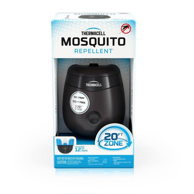 Thermacell Rechargeable Mosquito Repeller &#8211; Black, 1 of 10