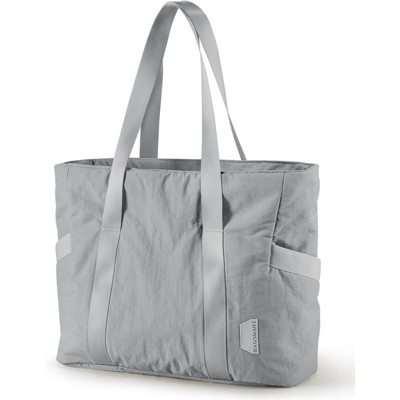 FATMOON Tote Bag for Women with Zipper, Gym tote with Compartments, Work Tote Nurse Dance Yoga Bag for Travel