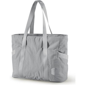 FATMOON Tote Bag for Women with Zipper, Gym tote with Compartments, Work Tote Nurse Dance Yoga Bag for Travel - 1 of 4
