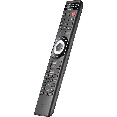 Black Universal Smart Remote Control with Shortcut Keys