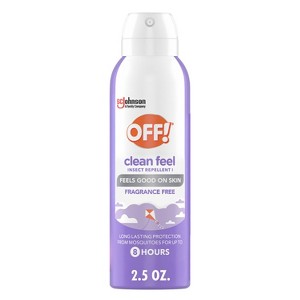 OFF! Clean Feel Mosquito Repellent Picaridin DEET-free Bug Spray Travel Size - 2.5oz - 1 of 4