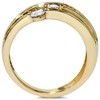 Pompeii3 14k Gold 1/2ct Fancy Womens Right Hand Diamond Ring - 3 of 4