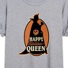 Women's - Disney Villains - Happy Hallowqueen Oversized Graphic T-Shirt - 2 of 4