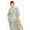 Women's Plus Size Daydream Print Maxi Dress - white | CITY CHIC - 3 of 4