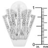 Slickblue Women's Right-Hand Pearl Ring – 1.14 ct Crushed Shell Pearl, Stylish Design, Available Sizes 5-10 - 4 of 4